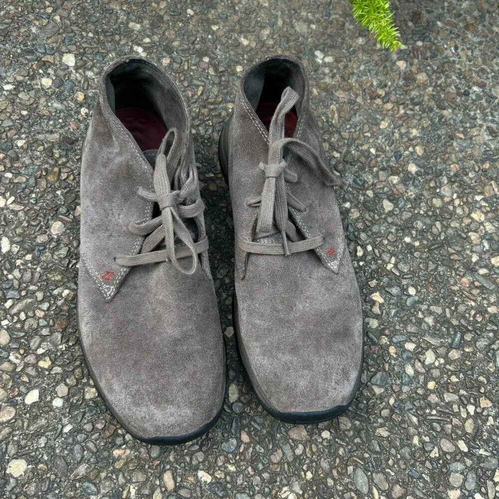 Eddie Bauer Men's Departure Brown Suede Chukka Lace Up Boots Side 11